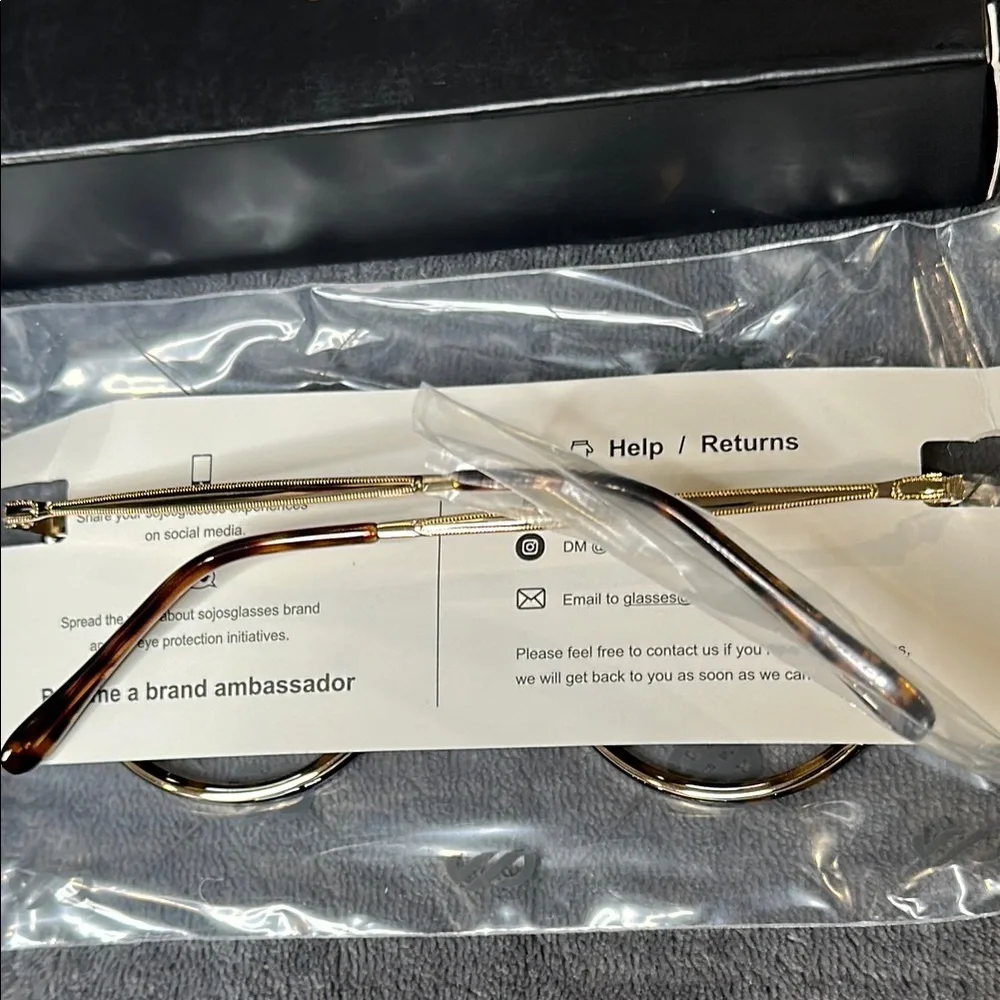 Sojos Retro Round Blue Light Tortoise Frames Anti Blue Light Lens NWT NIB & More
